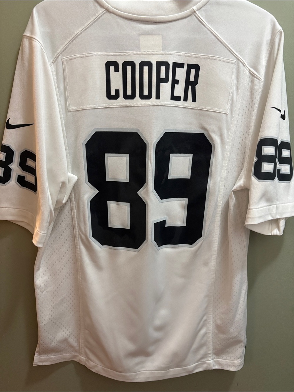 Nike NFL Las Vegas Raiders Amari Cooper #89 On Field Menās Small White Jersey